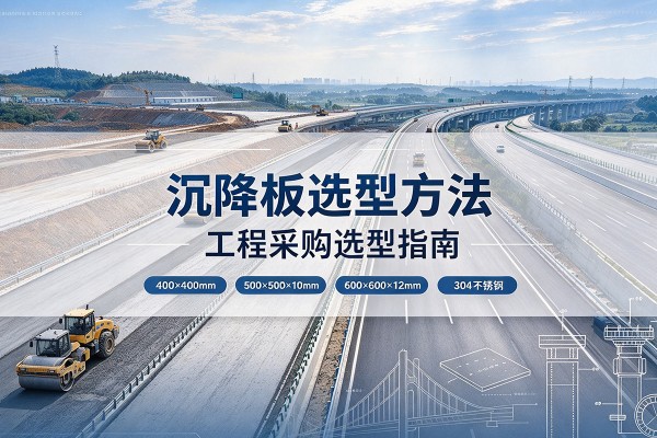 涟源沉降板选择方法