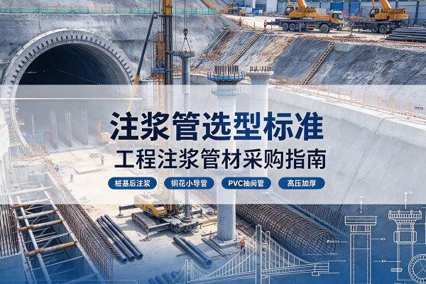 涟源注浆管选型标准