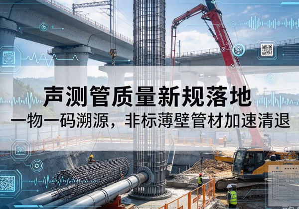 涟源声测管质量新规落地，一物一码溯源，非标薄壁管材加速清退